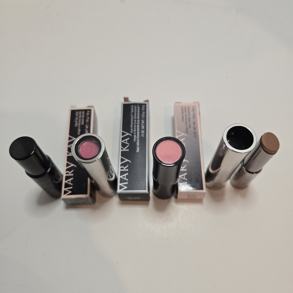 Lot Of 4 New In Box Mary Kay Lipstick Blaze, Pink Cherie, Royal Plum, Subtly You - Picture 6 of 7